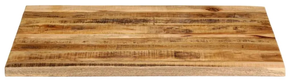 Tampo de mesa c/ borda viva 90x80x3,8cm mangueira áspera maciça