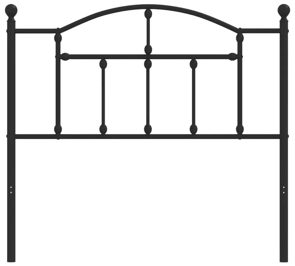 Cabeceira de cama 100 cm metal preto