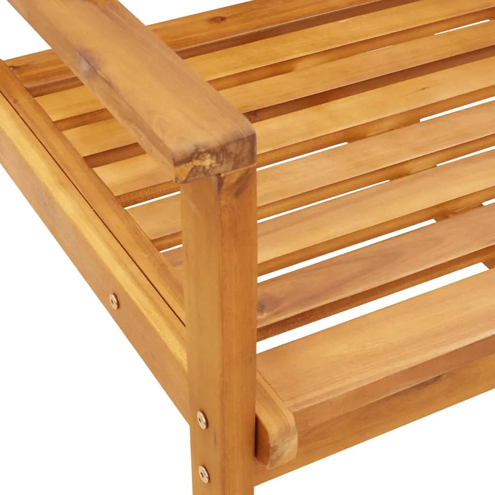 Cadeira de jardim 2 pcs 66,5x65x81 cm madeira de acácia maciça