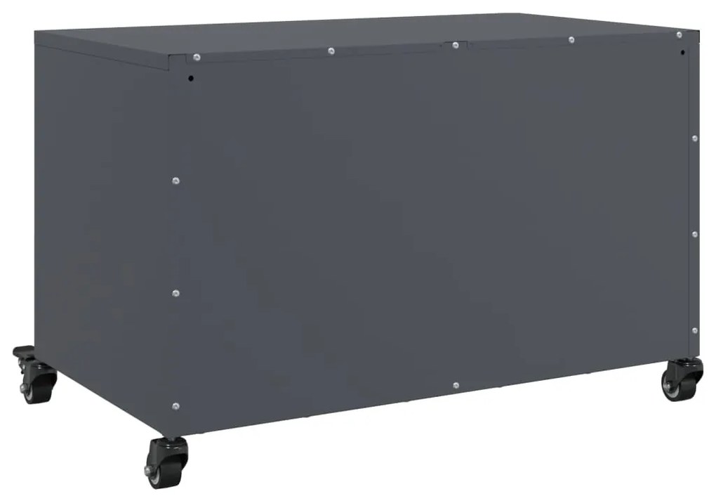 Móvel de TV 68x39x43,5 cm aço antracite