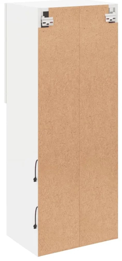 Móvel de TV com luzes LED 40,5x30x102 cm branco