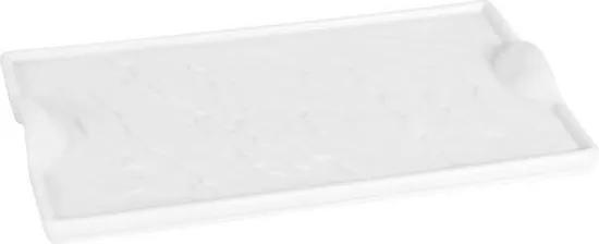 Tabuleiro Casual Porcelana Branco (25 x 15,5 x 2,5 cm)