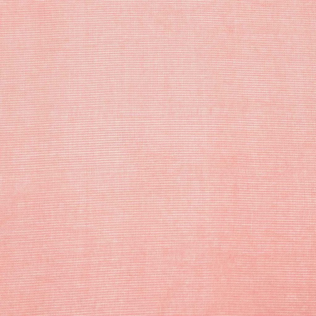 Cortinas de voile com ilhós 2 pcs rosa 140x140 cm