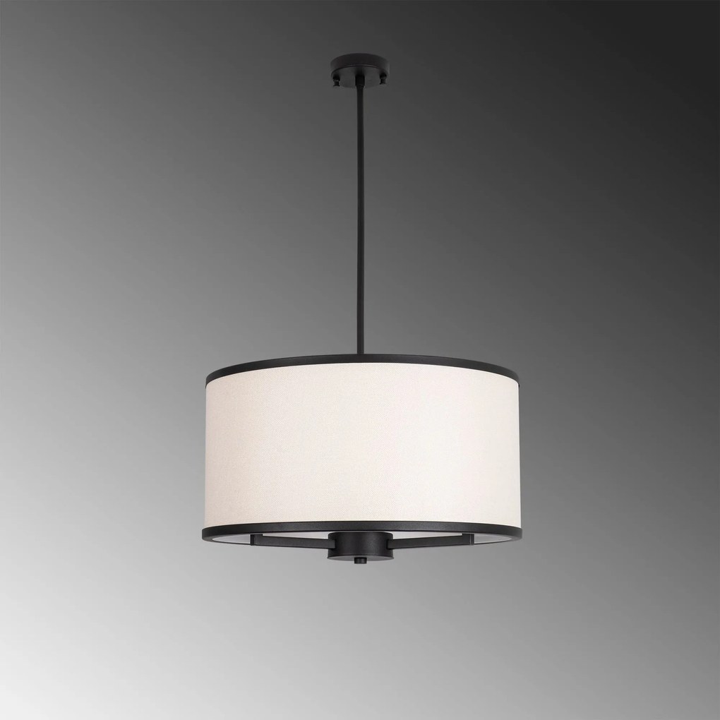 Chandelier Way – Preto e Branco – 50 x 50 x 84 cm