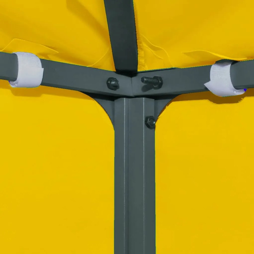 Cobertura de gazebo com 2 camadas 310 g/m² 4x3 m amarelo