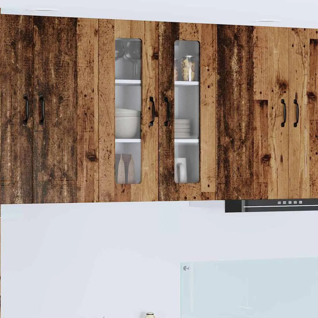 vidaXL Armário de Cozinha Madeira antiga 60 x 31 x 80 cm