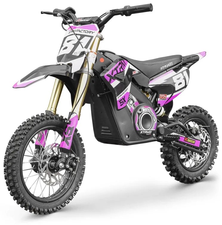 MOTO CROSS infantil SX 1100W 12/10 ROSA