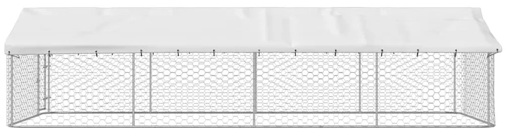 Canil de exterior com telhado 600x300x150 cm