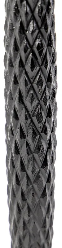 Candeeiro de mesa Art Deco bronze com preto sem abajur - Areka