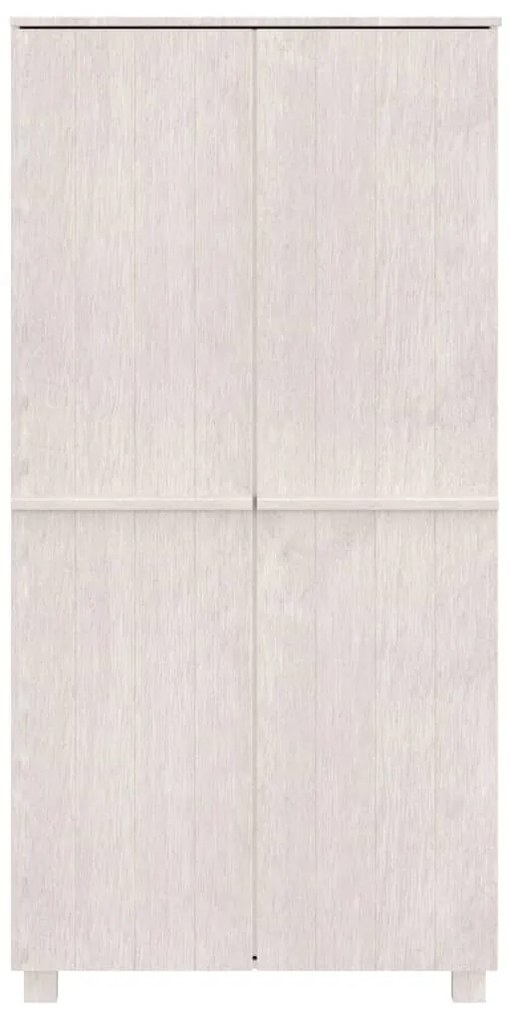 Roupeiro HAMAR 89x50x180 cm pinho maciço branco