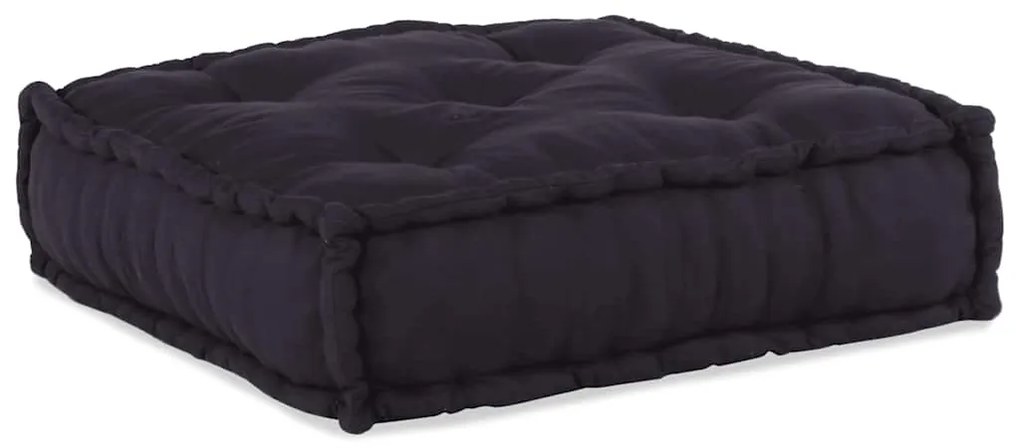 Pufe modular 70x70x36 cm tecido antracite