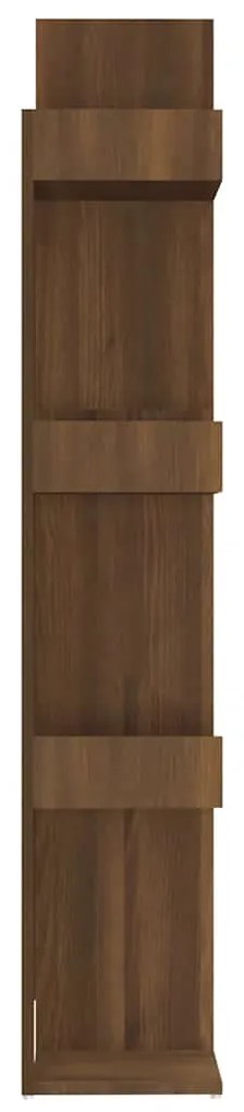 Estante 86x25,5x140 cm derivados de madeira carvalho castanho
