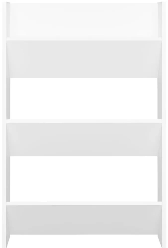Sapateiras de parede 2 pcs 60x18x90 cm contraplacado branco