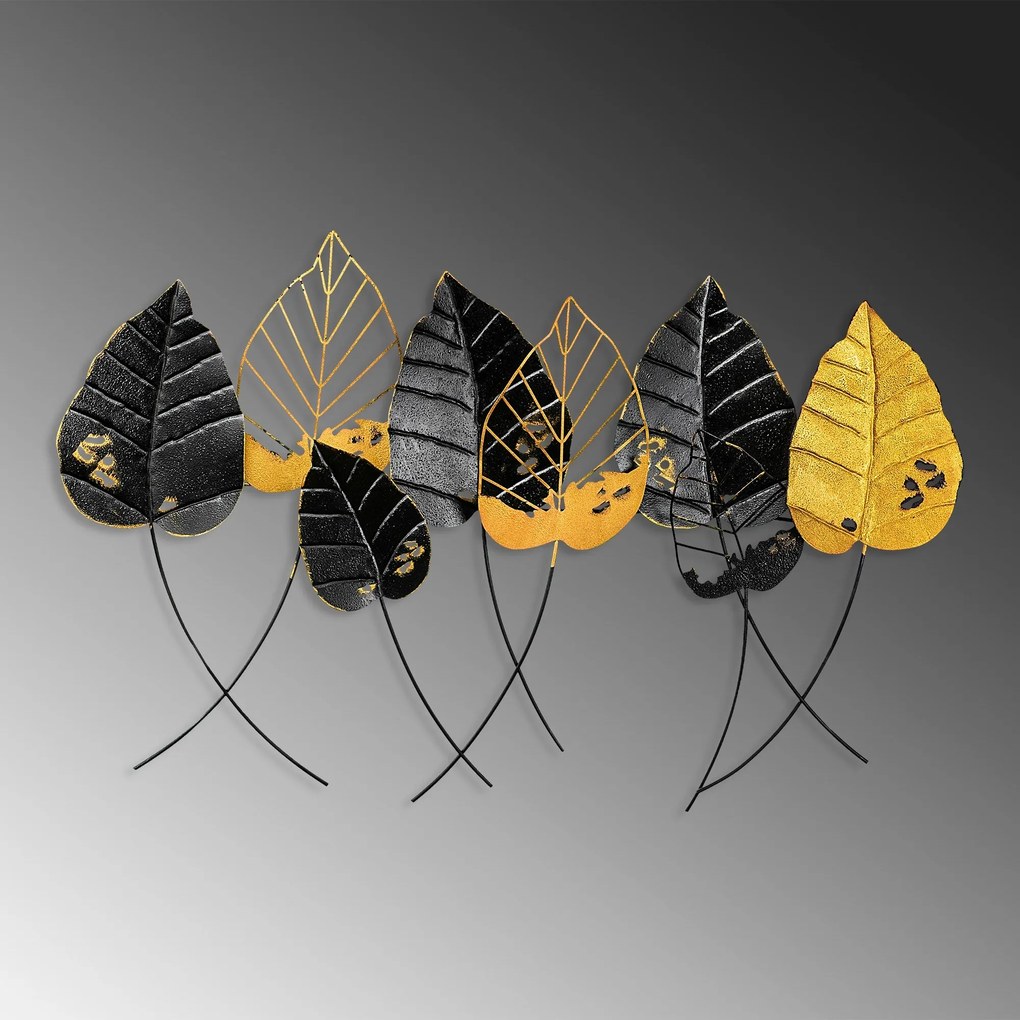 Acessório de Parede Decorativo Casting Leaf – Multicolor – 67 x 112 cm