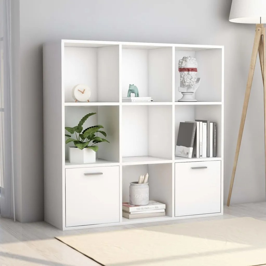 Estante 98x30x98 cm derivados de madeira branco