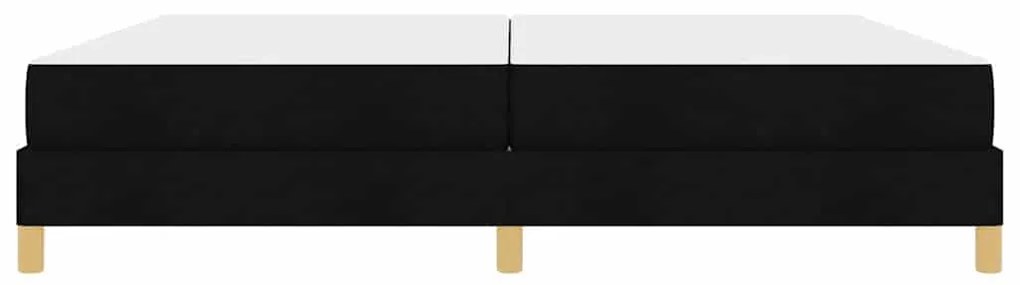 Cama Box Preto, Marrom 200 x 200 cm