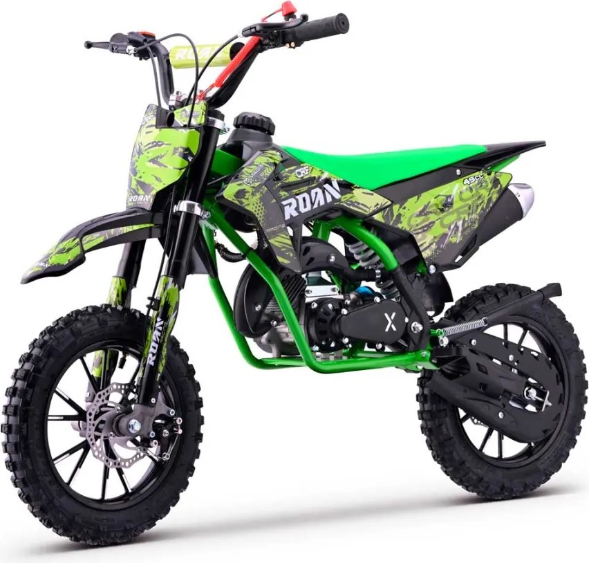 MINI MOTO Crianças MINICROSS gasolina 49cc Roan CRF 10/10" 3.5cv Verde