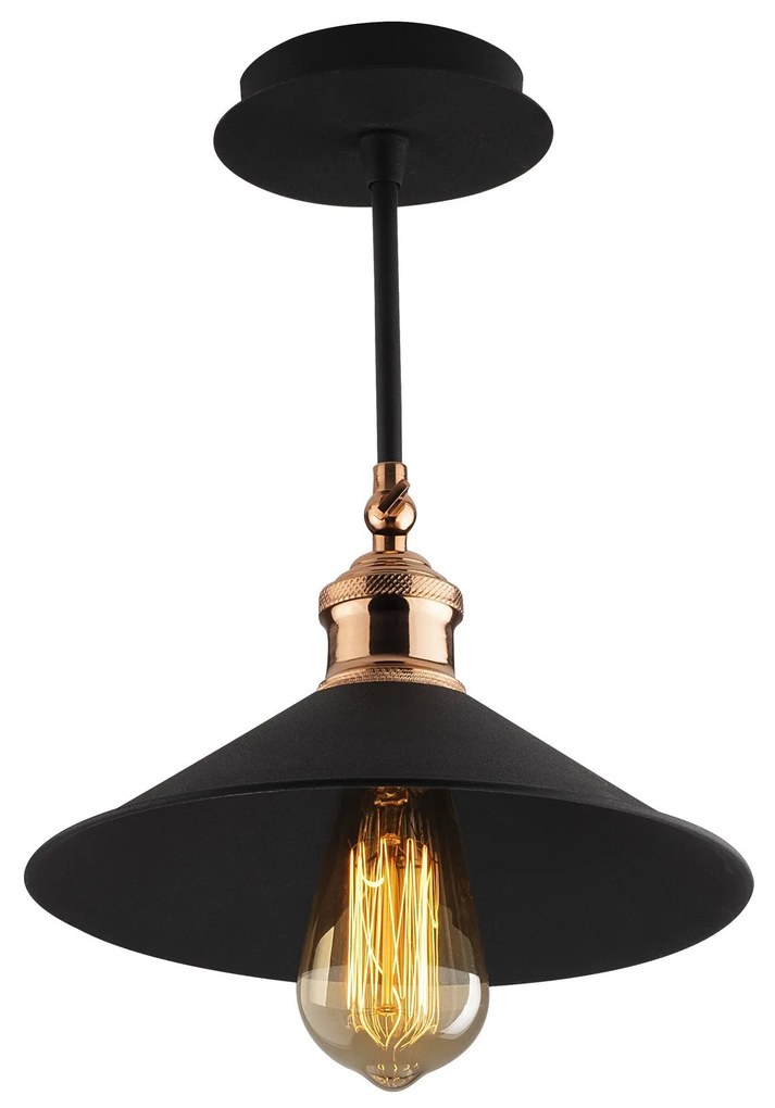 Chandelier Berceste – Preto – 24 cm