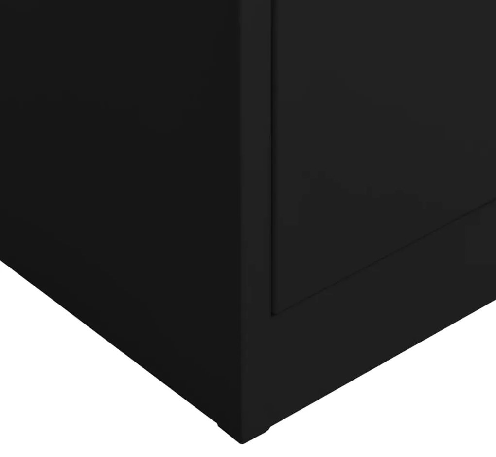 Cacifo 90x40x180 cm aço preto