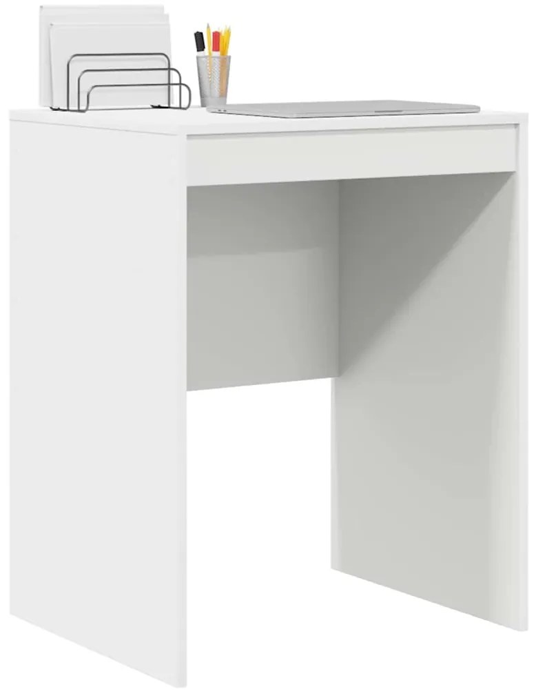 Mesa de Escrita Branca Madeira Engenheirada 60 x 50 x 76 cm