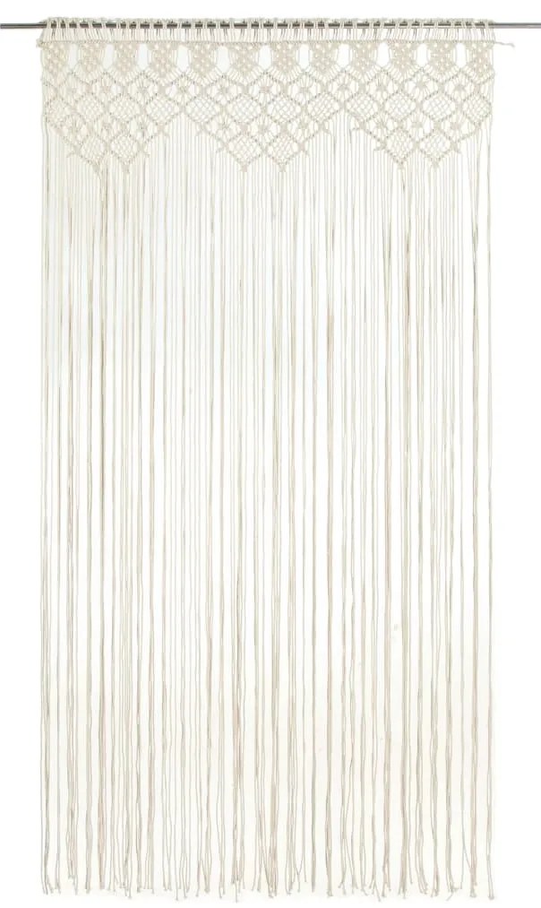 Cortina em macramé 140x240 cm algodão