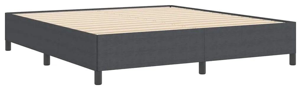 Estrutura de Cama vidaXL Cinza Escuro 180x200 cm Tecido Corduroy