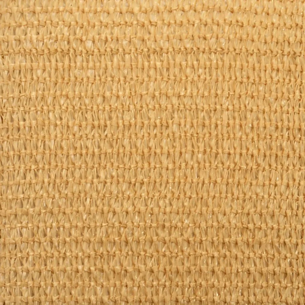 Para-sol estilo vela quadrado 160 g/m² 3x3 m PEAD areia