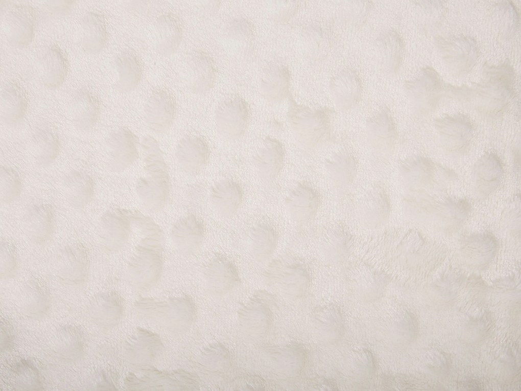 Manta branca nata 200 x 220 cm SAMUR Beliani
