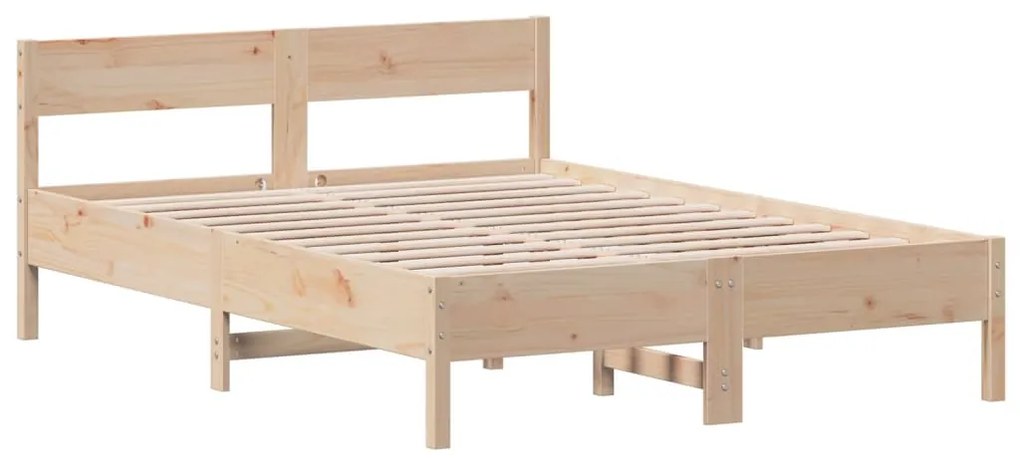Cama sem colchão 135x190 cm madeira de pinho maciça