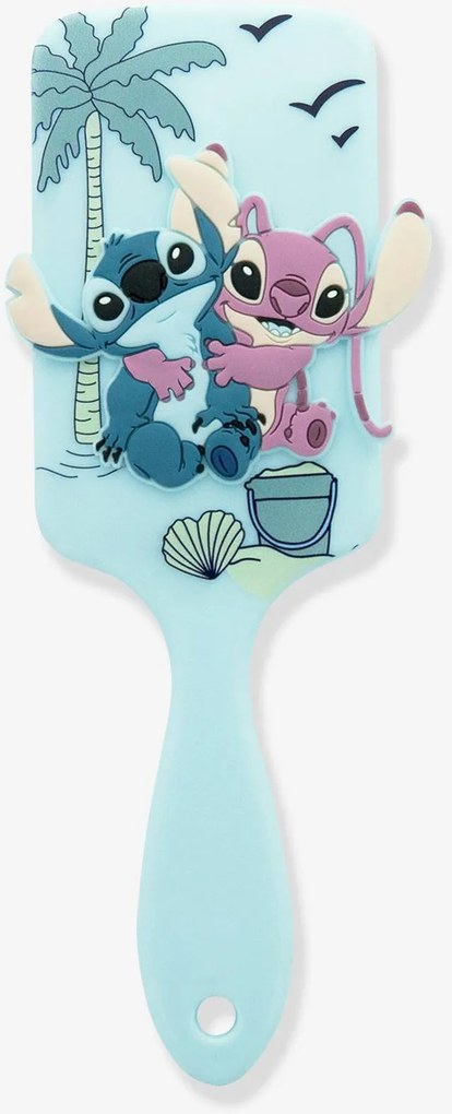Escova do cabelo Stitch e Angel em 3D da Disney® azul-céu