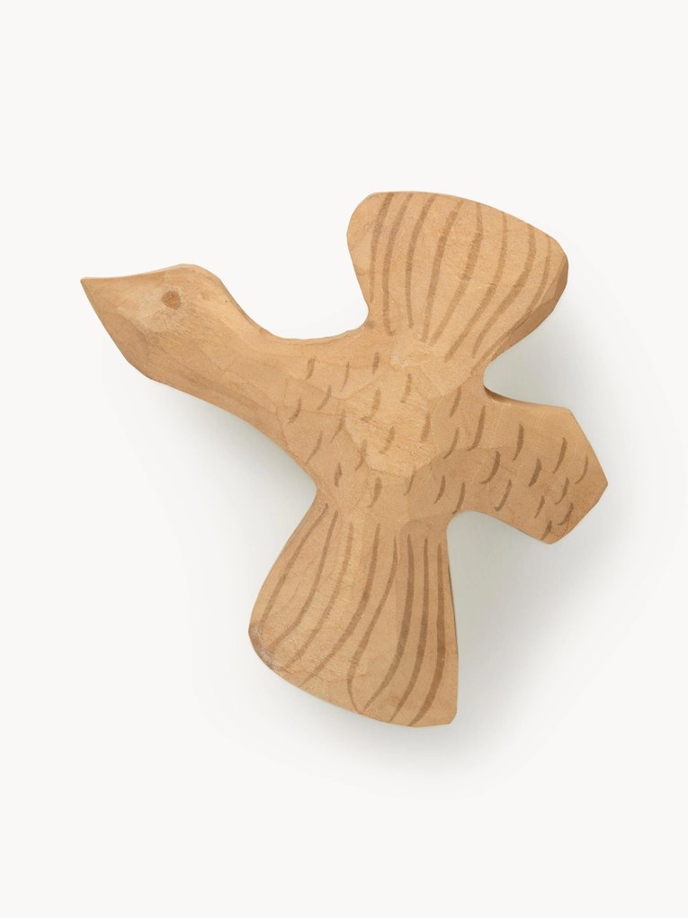 Cabide de parede para crianças em madeira artesanal Billie Bird