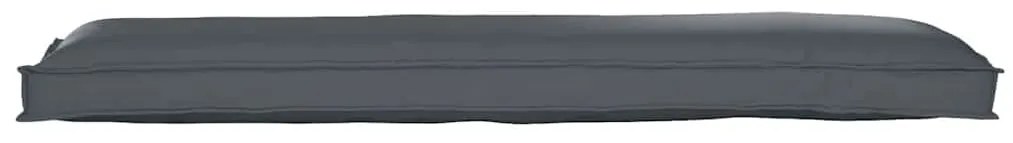 Almofada de Palete para Banco Antracite 150 x 40 x 8 cm, em Tecido Oxf