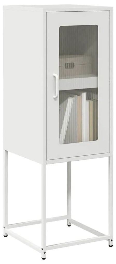Aparador 36x39x107 cm aço laminado a frio branco