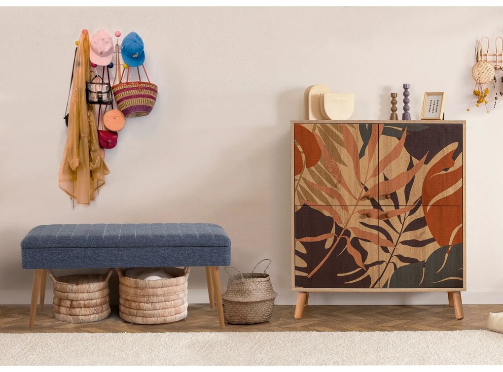 Conjunto de Mobiliário de Entrada Multilux – Sonomo Azul Escuro – Sapa