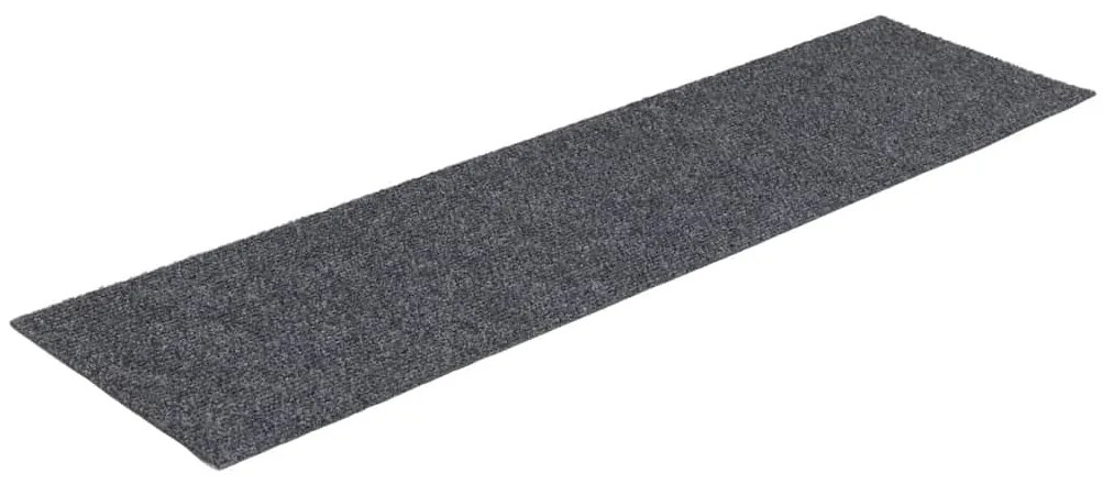 Tapetes de escada adesivos 30 pcs 76x20 cm retangular