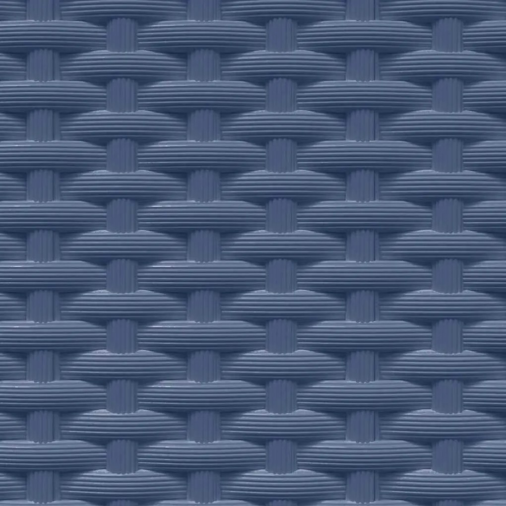 Vasos/floreiras 2 pcs 30x30x37 cm polipropileno cinzento azul