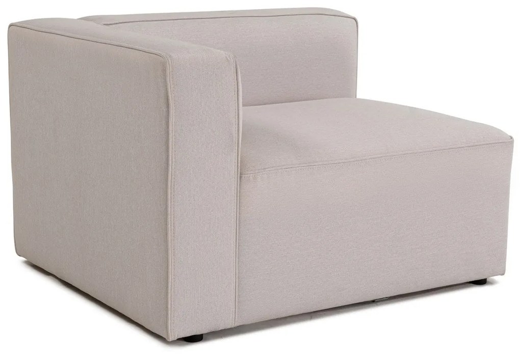 Sofá de Canto Mora – Ecru – 230x69x180 cm