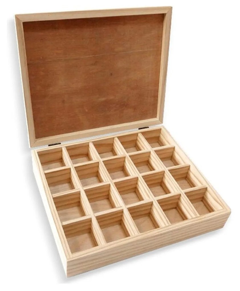 Organizador Cápsulas Café Madeira 30X25CM
