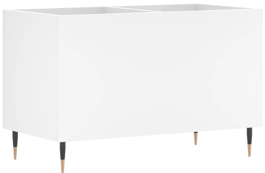 Armário para discos 74,5x38x48 cm derivados de madeira branco