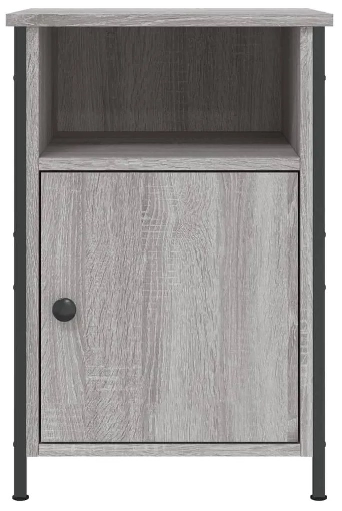 Mesas cabeceira 2 pcs 40x42x60cm deriv. madeira cinzento sonoma