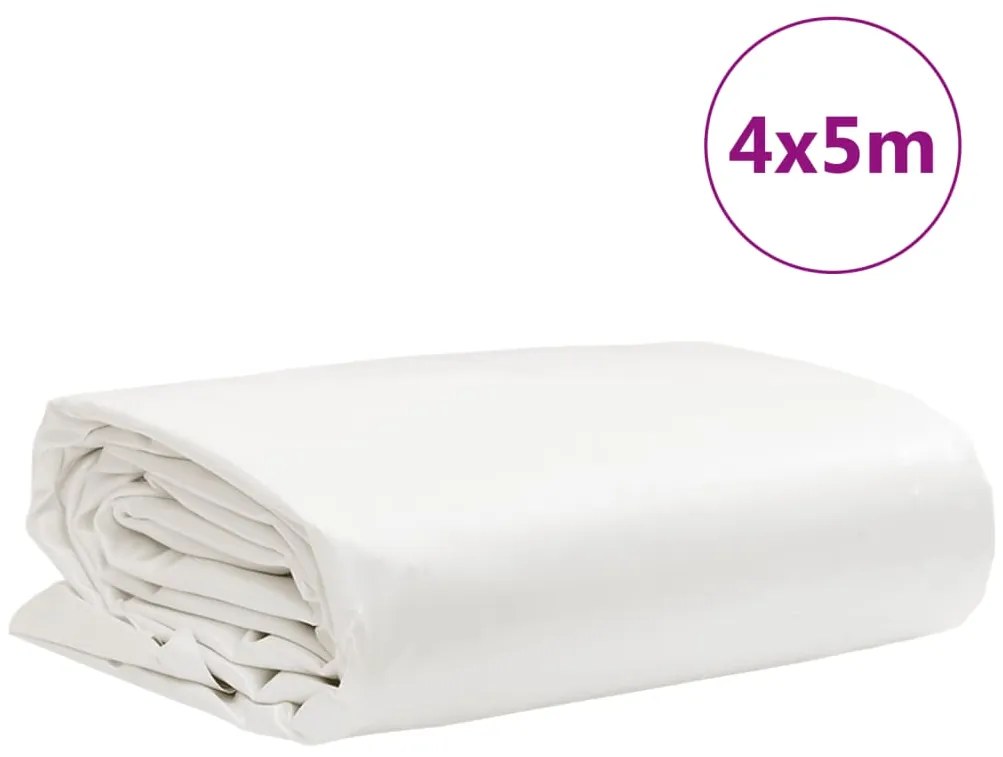 Lona 4x5 m 650 g/m² branco