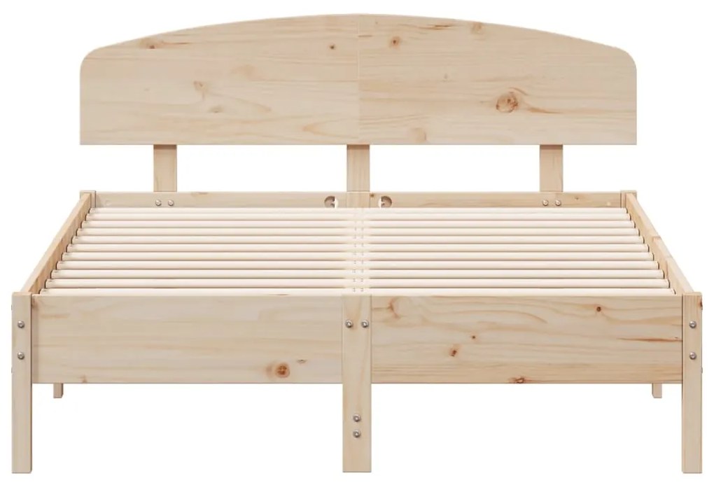 Cama sem colchão 120x190 cm madeira de pinho maciça