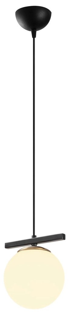 Candeeiro de Teto Uzum – Branco Preto – 17 x 15 cm