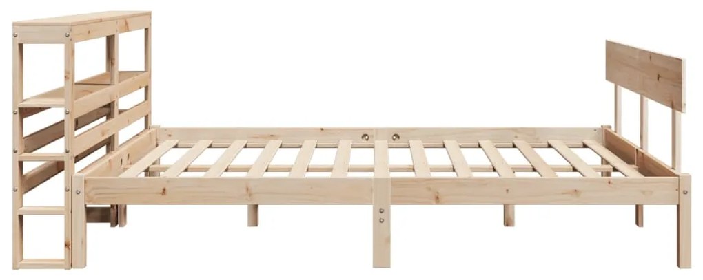 Cama sem colchão 120x200 cm madeira de pinho maciça
