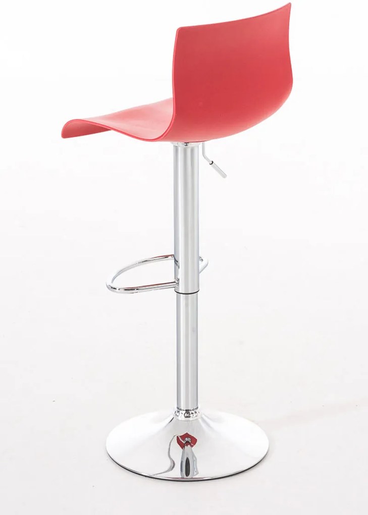 Banco de bar Hoover 39 x 84-104 x 36 cm Vermelho