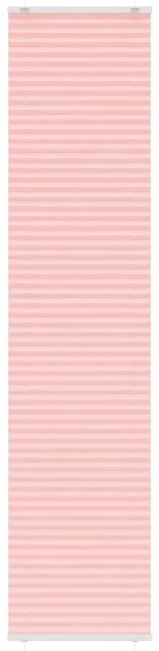 Rosa Plissada Cega 40x200 cm Largura Tecido 39,4 cm Poliéster