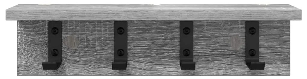 Cabideiro de Parede Sonoma cinzento 40 x 10.5 x 10.5 cm