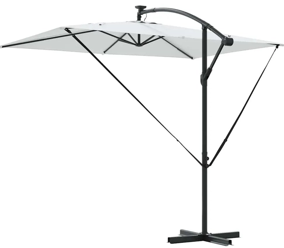 Guarda-sol de Bananeira Cantilever Areia 294 x 200 x 254 cm