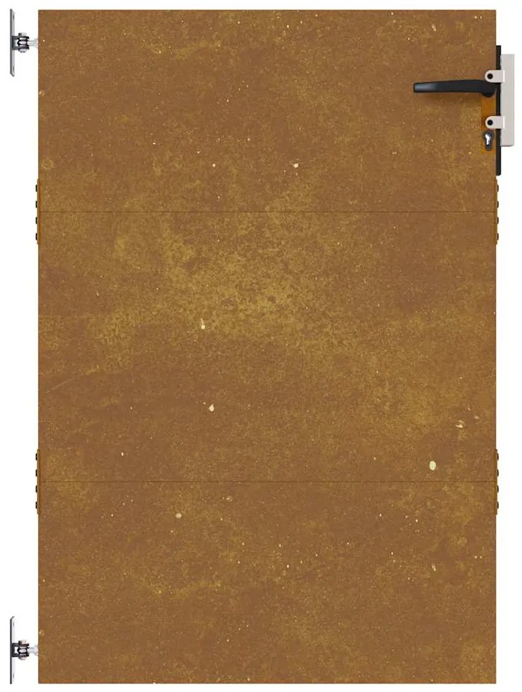 Portão de jardim 85x150 cm aço corten