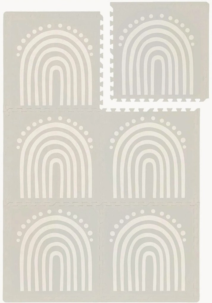 Tapete puzzle para crianças em espuma Arch Funzy, conjunto de 6